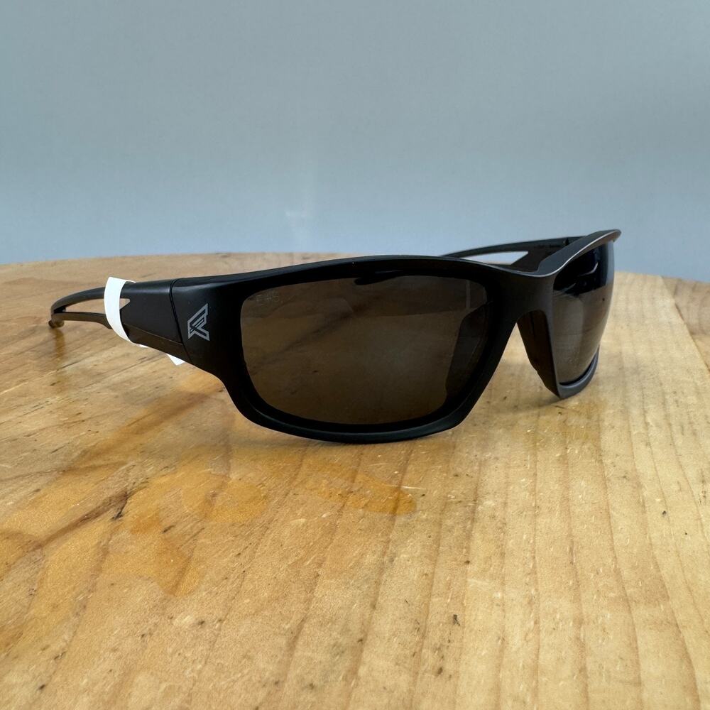 Edge Eyewear Sk116vs Kazbek‎ Safety Glasses Anti-Scratch Smoke Lens Black